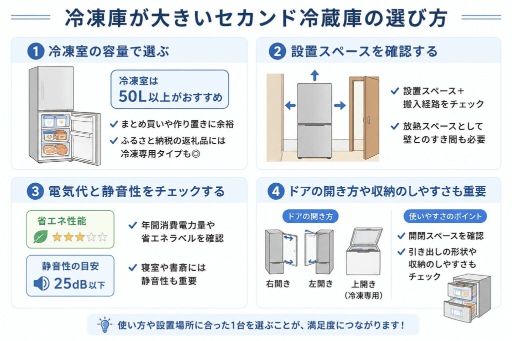 セカンド冷蔵庫の選び方